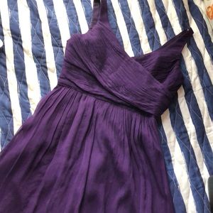 Purple JCrew V-neck Dress